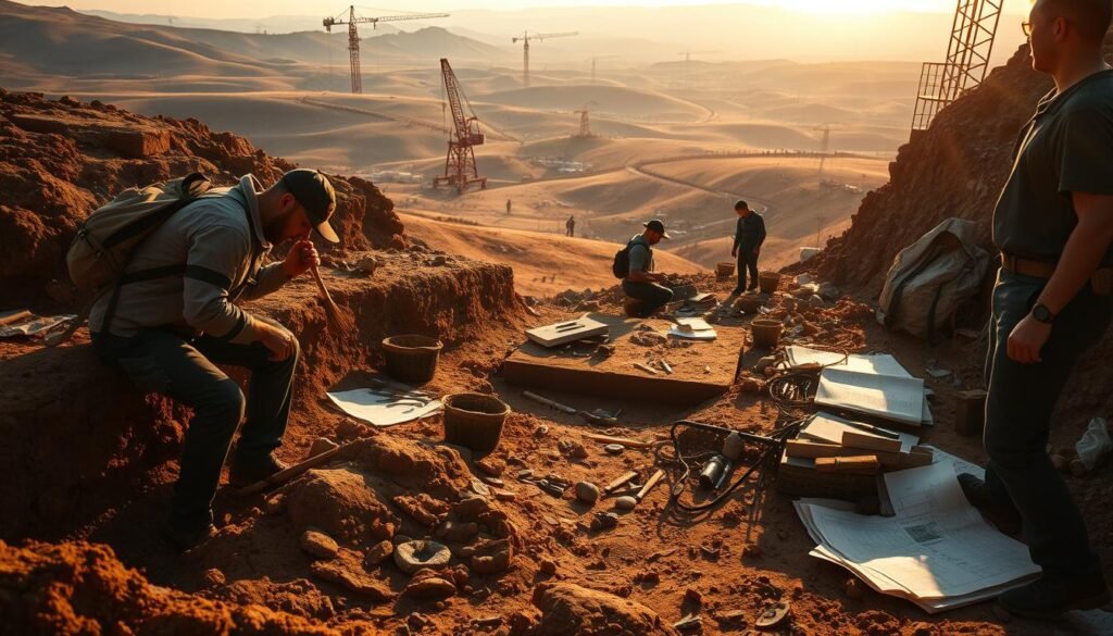 Archaeological digs