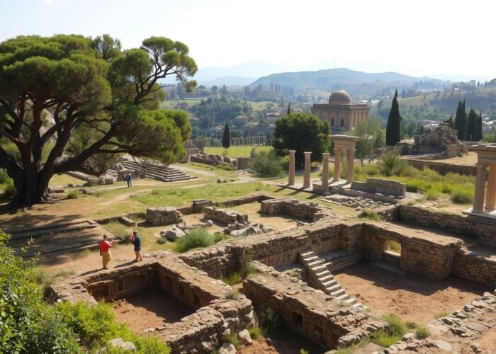 Historical site excavations
