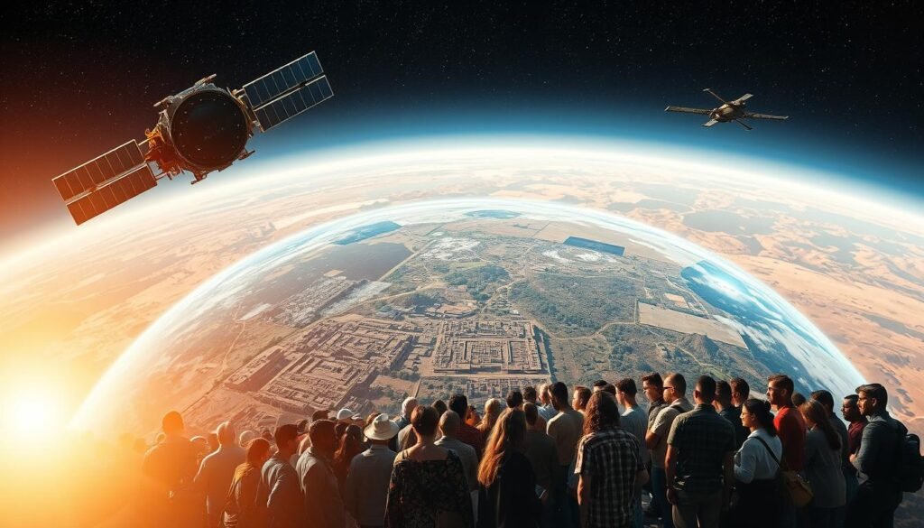 democratizing satellite archaeology